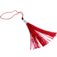 Кисточка для закладки 8см (13см) красный Y7438-18