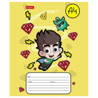 Тетрадь А5 12л крупная клетка "Влад А4" на скобе 5 дизайнов 082392