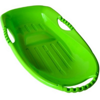 Санки-ледянки 48х91см "Снежная стрела" с ручками, пластик, ассорти Пл-С360