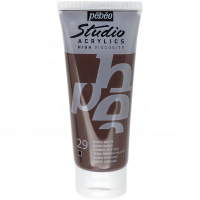 Краска акриловая 100мл умбра жженая "Studio Acrylics" 831-029