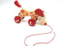 Каталка "Собака" 12*20см, дерев. Y4485-16 Каталка "Собака" 12*20см, дерев. Y4485-16