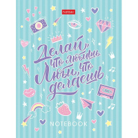 Бизнес-блокнот А6 80л "Мысли позитивно" клетка 7БЦ 80ББ6В1_23542