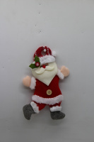 Украшение подвесное Дед Мороз, Снеговик, Олень 20х13см текстиль, 3 вида Y9868-24