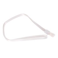 Шнур для бейджа 45х1см нейлон белый 8352