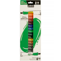 Краски акриловые 18 цветов "Studio Acrylics" 12мл в тубе картонная упаковка 668710