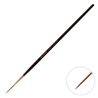 Кисть синтетика круглая №1 лайнер средняя ручка "Claude" 754501