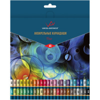 Карандаши акварельные 48 цветов "Fine" круглые, картон VFWP-48 Карандаши акварельные 48 цветов "Fine" круглые, картон VFWP-48