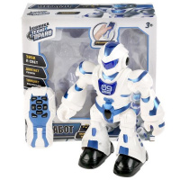 Робот р/у "Мегабот" 23х19х7см танцующий (свет, звук) пластик 1901F141-R