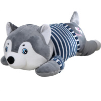 Игрушка-подушка "Собачка" 70см серая BZ2285