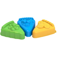 Формочки "Пирожные" 3шт. 9х7х4см пластик, в сетке 431699H