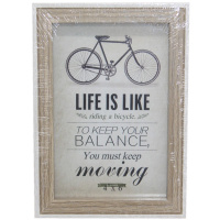 Рамка для фото 10х15см пластик, 2 цвета Y8121-19