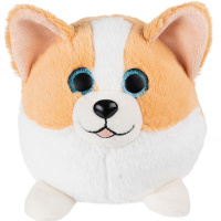 Глазастик Корги 18см бело-коричневый GKRG0