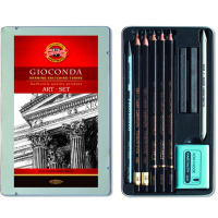 Набор для графики 10 предметов в металле "Gioconda" 8893