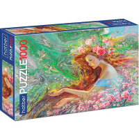 Пазлы 1000 эл. "Premium. Девушка Весна" 68х48см 086746