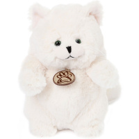 Толстый кот 16см белый AT365247