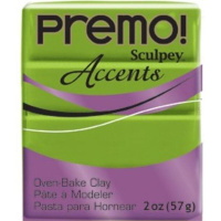 Пластика 57гр. брус, ярко-зеленый жемчужный 571566