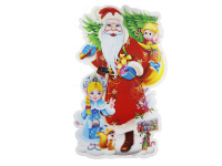 Панно "Дед Мороз со Снегурочкой" 65х45см Y1383-14/HH723D