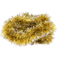 Мишура 7смх2м золото с белыми кончиками CT2372