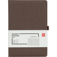 Бизнес-блокнот A5 96л линия гибкая обложка, резинка для ручки, бежевый EN118G/BEIGE