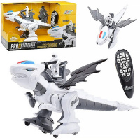 Динозавр р/у 46х34см с аккумулятором, пластик (свет, звук) K18