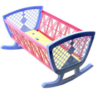 Кроватка для куклы 55х44х28см, пластик МГ071МК