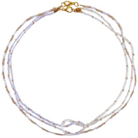 Набор для бисероплетения "Чокеры. Сиреневый орнамент" 0,5см (бисер, нить, иглы, карабин) 11-502