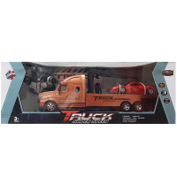 Трейлер р/у 35,5х7х12см, с аккумулятором, пластик (1 машина) 1645450/666-753A