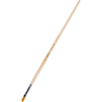 Кисть синтетика плоская №6 длинная ручка покрыта лаком 322206