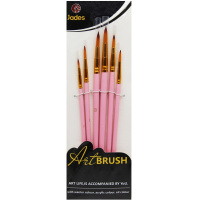 Набор кистей синтетика 6шт. круглые (№2, 4, 6, 8, 10, 12) MB2400