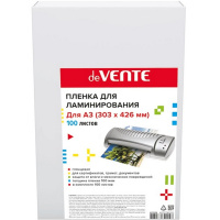 Пленка для ламинирования А3 100мкм 100 листов в упаковке 4122327