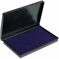 Штемпельная подушка синяя 70х110мм 9052