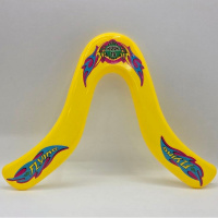 Бумеранг 30см, пластик, желтый Y6355-17