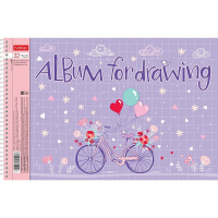 Альбом для рисования А4 32л "Замечтательно!" на спирали, перфорация на отрыв, 5 дизайнов 067344