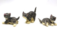 Сувенир "Кошка" 9см серая полистоун 4 вида Y5539-17