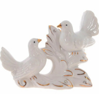 Сувенир "Голуби" 10см керамика Y10420-24