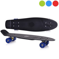 Скейтборд 65х18см, пластик, 4 колеса PU d=5,8см U026142Y