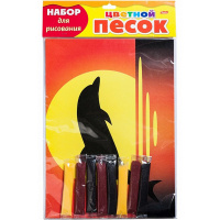 Картина из песка "Дельфин" А4 (цветной песок, блестки) РП4бл_17001/048701 Картина из песка "Дельфин" А4 (цветной песок, блестки) РП4бл_17001/048701