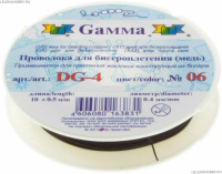 Проволока для бисера 0,4ммх10м черный №06 DG-4