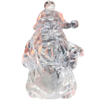 Сувенир Дед Мороз 8см светящийся пластик 4 вида Y204-13