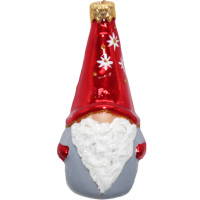 Ёлочное украшение "Веселый бородач 1" h-10см в подарочной упаковке ФУ-597