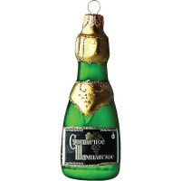 Ёлочное украшение "Шампанское" h-12см в подарочной упаковке ФУ-13