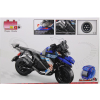 Конструктор-трансформер "Мотоцикл" 172 детали 32х23см пластик PT2395