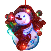 Эл/панно Дед Мороз/Снеговик 25см светодиодное SK3024