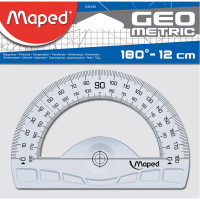 Транспортир 12см 180° пластик "Geometric" 242180AM Транспортир 12см 180° пластик "Geometric" 242180AM