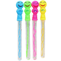 Мыльные пузыри "Смайлы" 36см, 4 отверстия, 4 цвета 2039-718