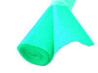 Бумага гофрированная 50х250см 057, бирюзовая Y1765-14