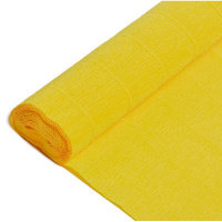 Бумага гофрированная 50х250см 059, желтая яркая Y9180-19