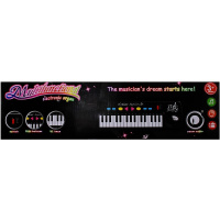 Синтезатор с микрофоном 44х13см 31 клавиша, пластик (звук) LT254664