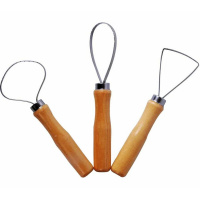 Набор стеков для лепки 3шт. 15,5см/16см/17см петля, дерево/металл Y10761-24