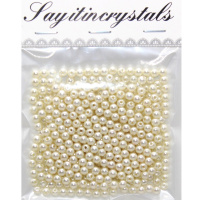 Набор бусин 13х10см, жемчуг 5мм Y9008-19